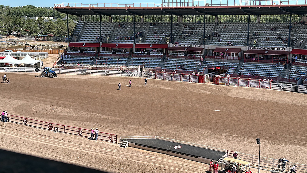 Quick Turnaround in Arena Conditions in Cheyenne, Results in Two Arena Records