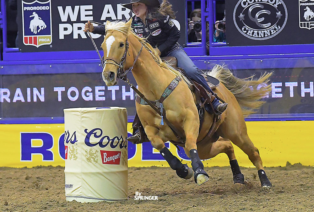 Two Wins out of Three Rounds for Kinsel at Wrangler NFR