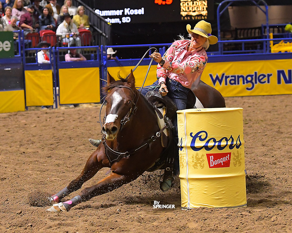 Summer Kosel Brought the Heat in the Fifth Round of the Wrangler NFR WPRA