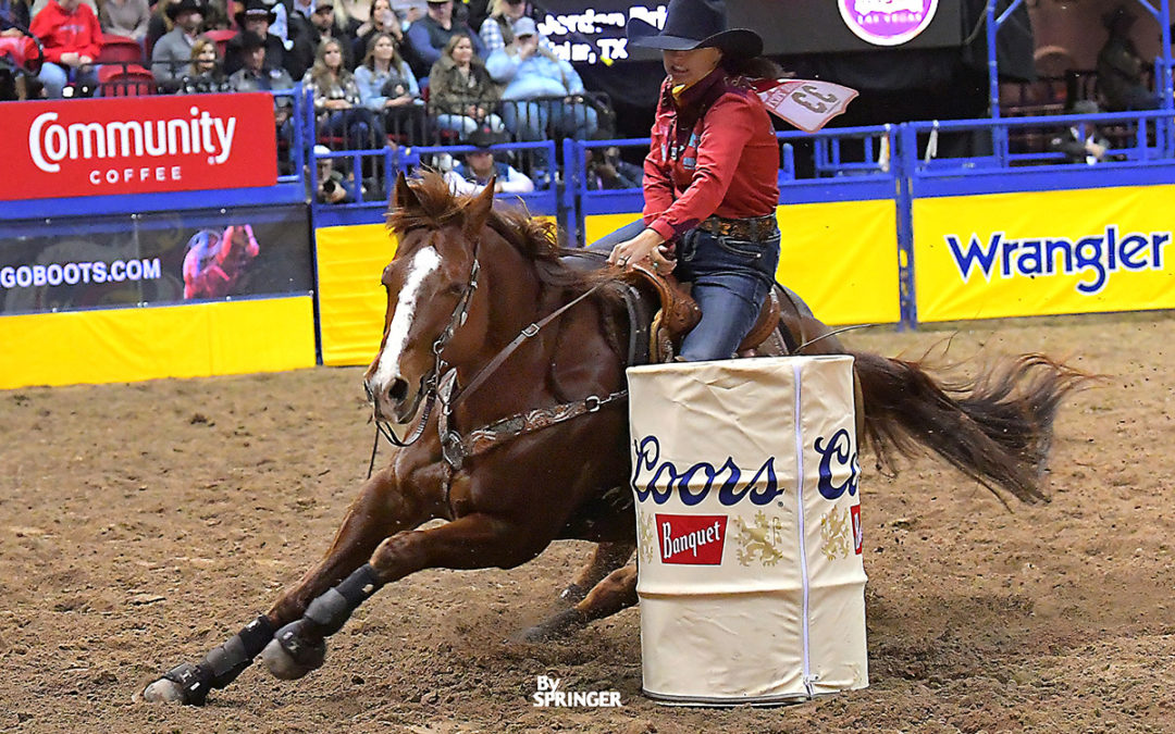 Briggs Takes Victory Lap in Eighth Round at the Wrangler NFR