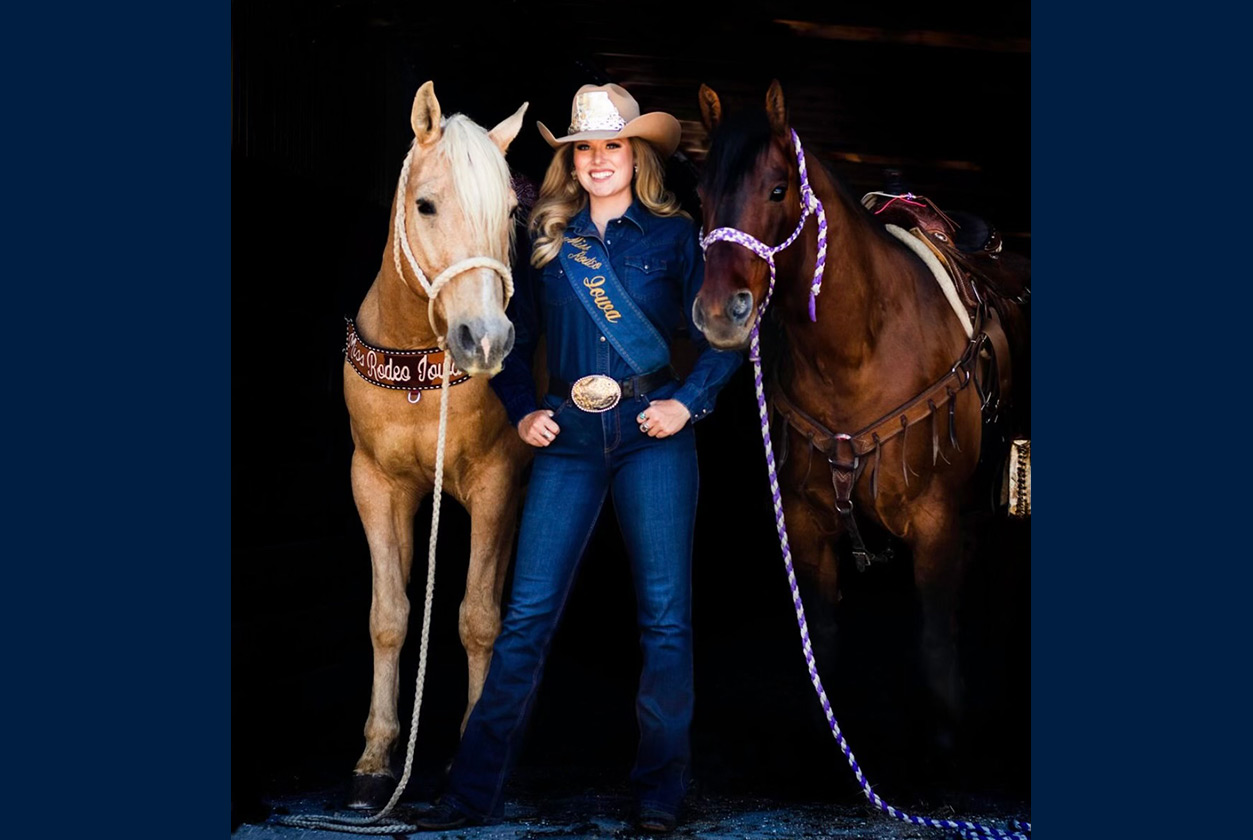 Miss Rodeo Iowa Micah Barnes Stays True to Her Rodeo Roots - WPRA