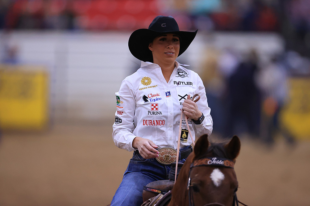 Angelone Adds Name to History Books with 2022 WPRA World Champion Breakaway Roping Title