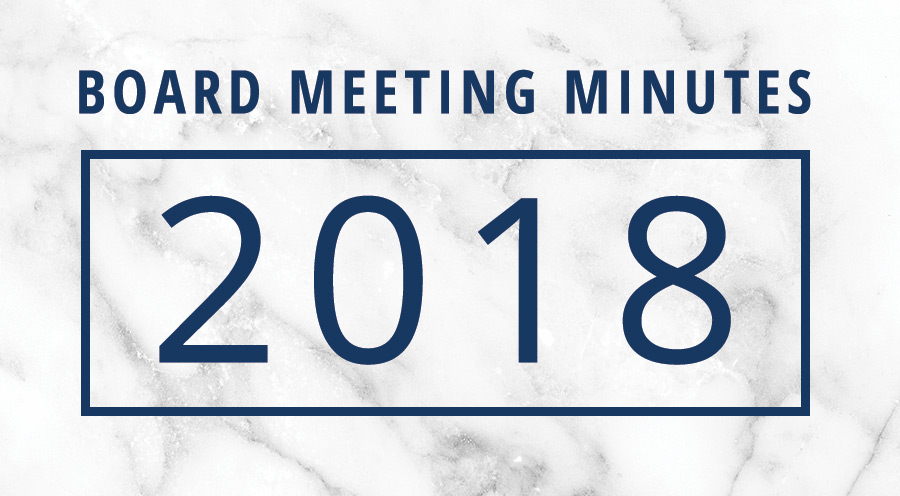 Board Meeting Minutes-2018