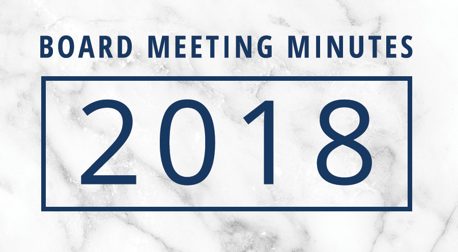 Board Meeting Minutes-2018