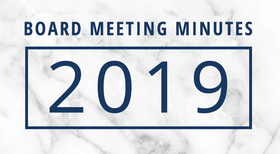 Board Meeting Minutes-2019