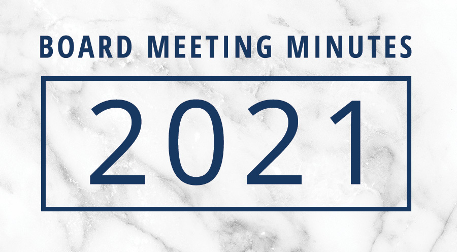 Board Meeting Minutes-2021